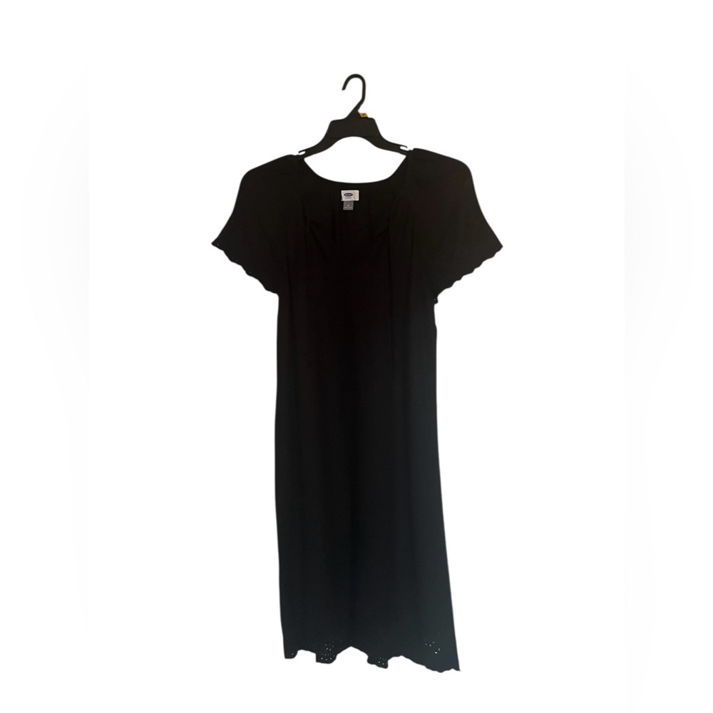 OLD NAVY | Black Short Sleeve Dress